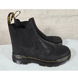 Dr. Martens Embury Black Leather Chelsea Boot Womens 8 / Mens 7 RR004